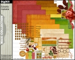 Eclectic Autumn Maxi Kit for digital scrapbooking