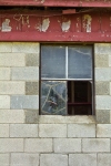 broken barn window